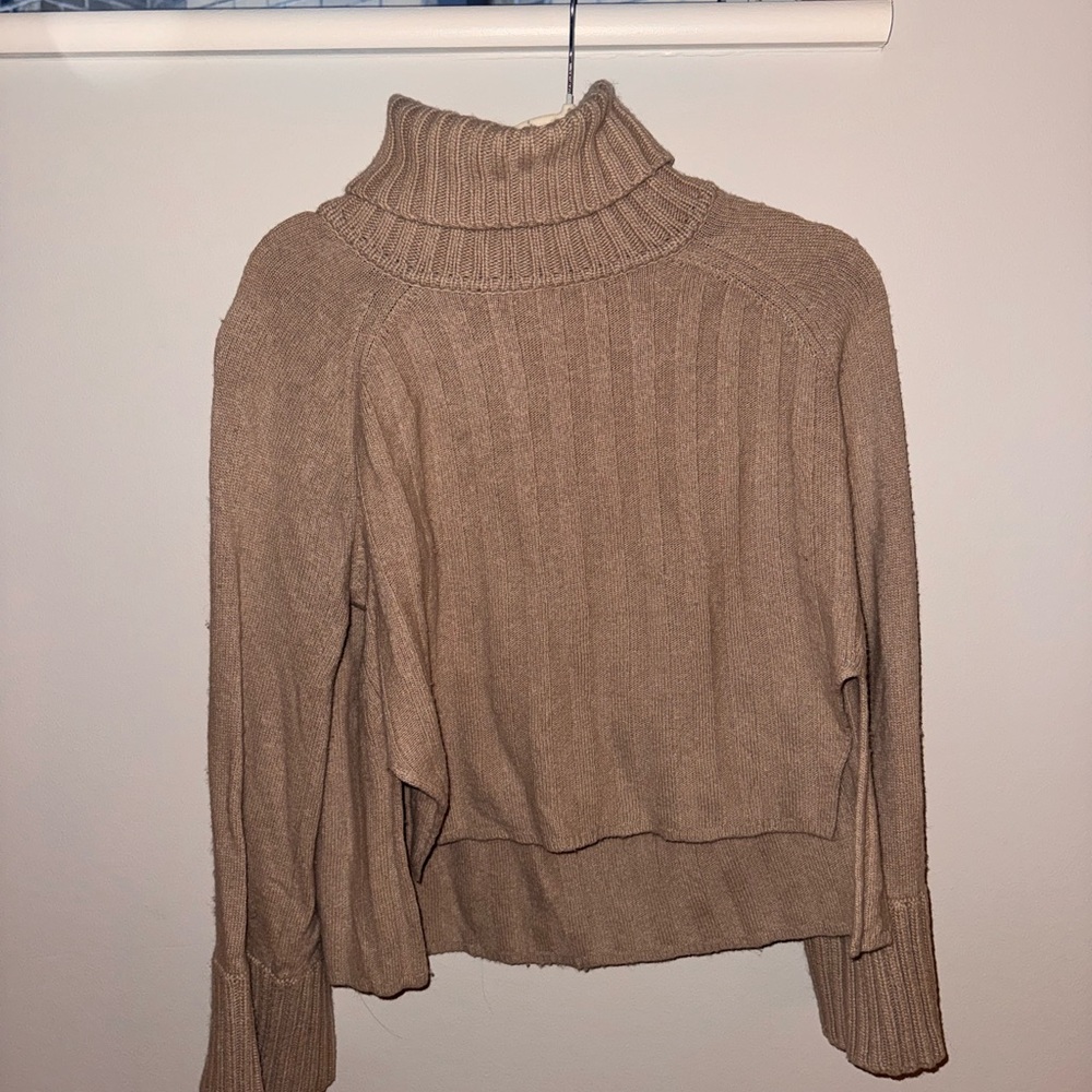Jonathan Simkhai Tan Turtleneck Sweater